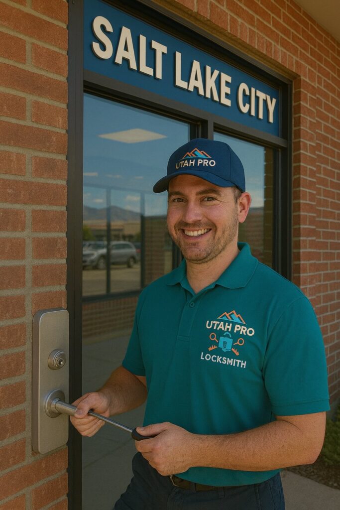 commercial locksmith working in utah