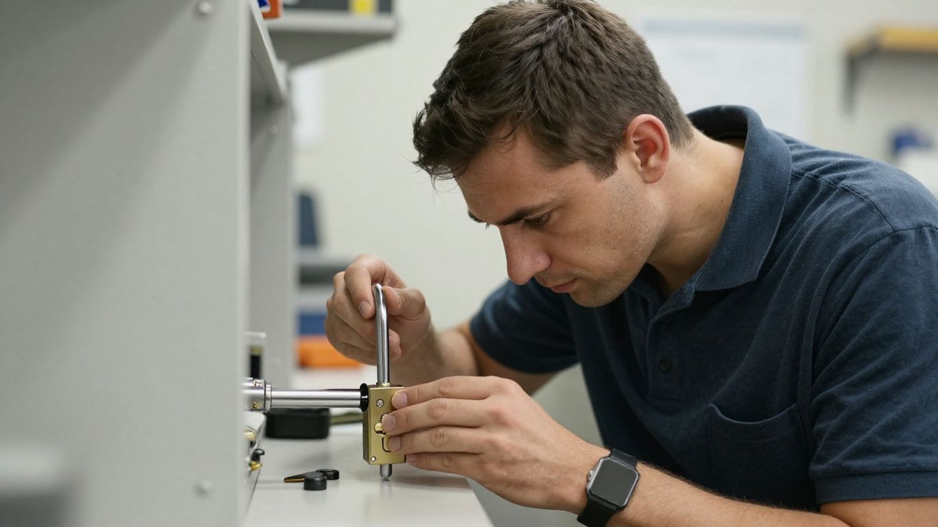 Finding the Best Locksmith in Salt Lake City: Your Ultimate Guide Locksmith working on a lock in Salt Lake City.